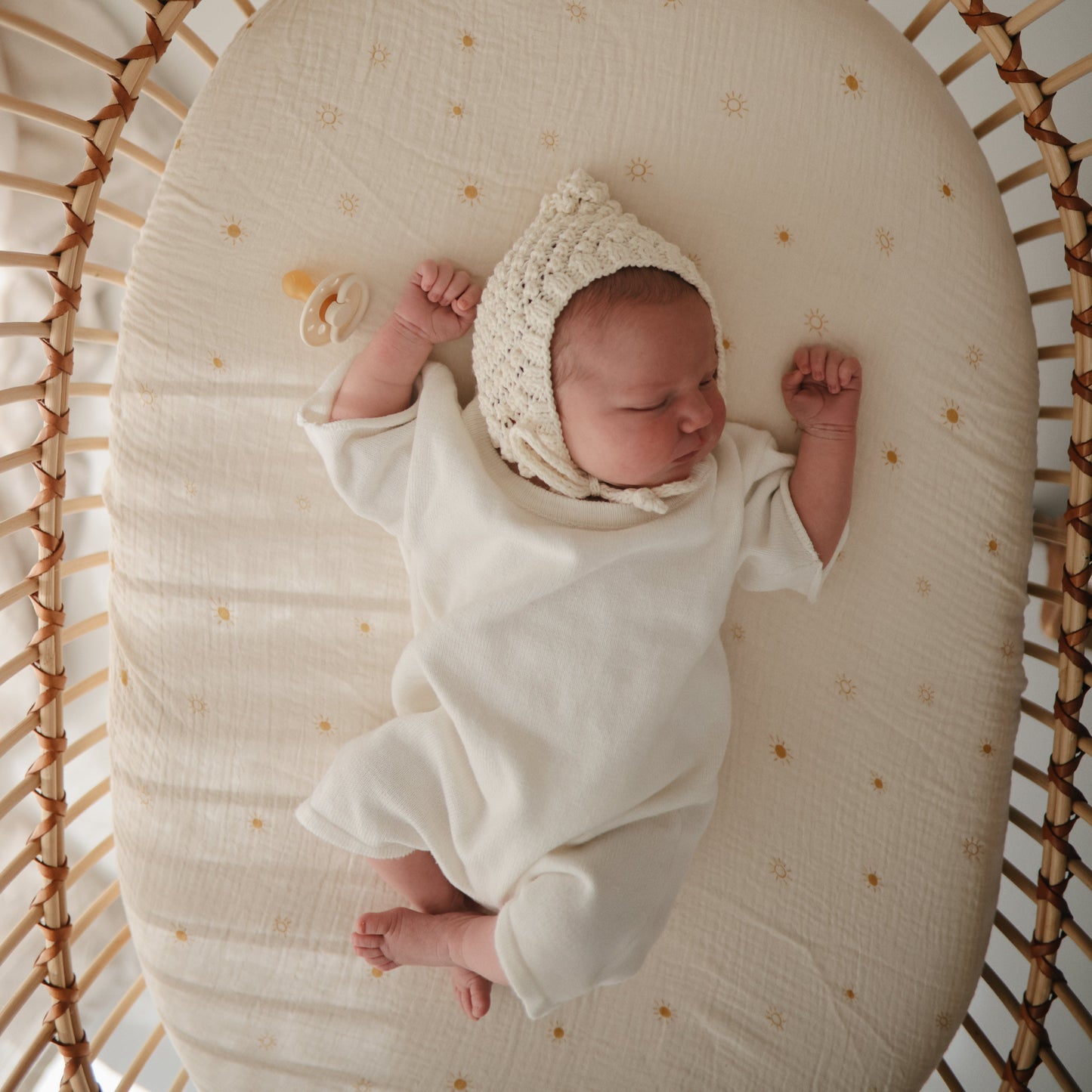 Extra Soft Bassinet Muslin Crib Sheet - Chickadees Wooden Toys
