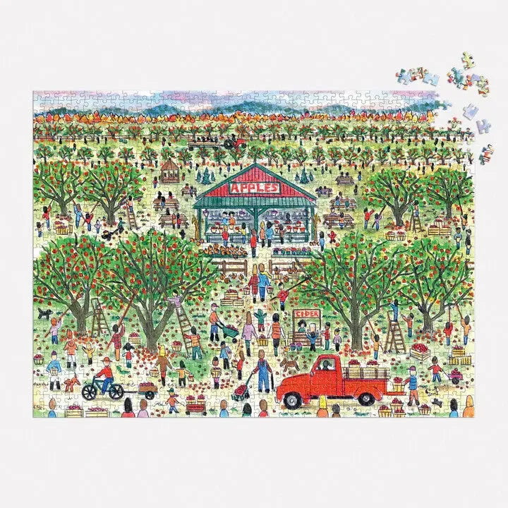 Apple Pickin' 1000 Piece Jigsaw Puzzle Galison