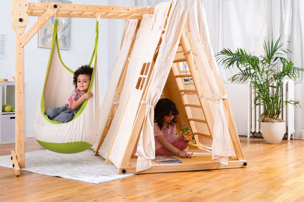 Chestnut Tent Cover – Weather-Resistant Canopy for Large Outdoor Climber - Chickadees Wooden Toys