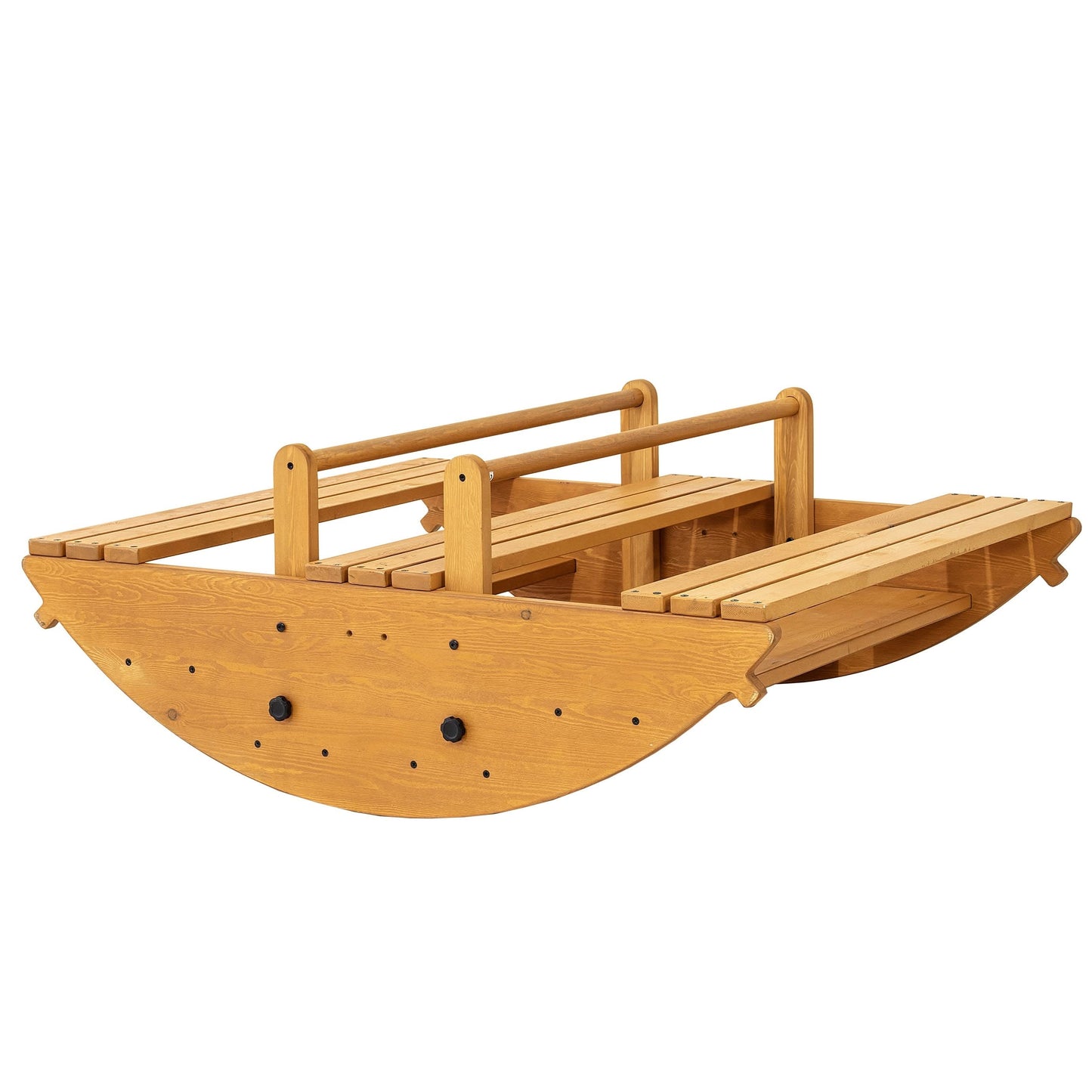 Banyan Jumbo Wooden Rocker & Climber Playset | Outdoor Gross Motor Toy for Toddlers - Chickadees Wooden Toys