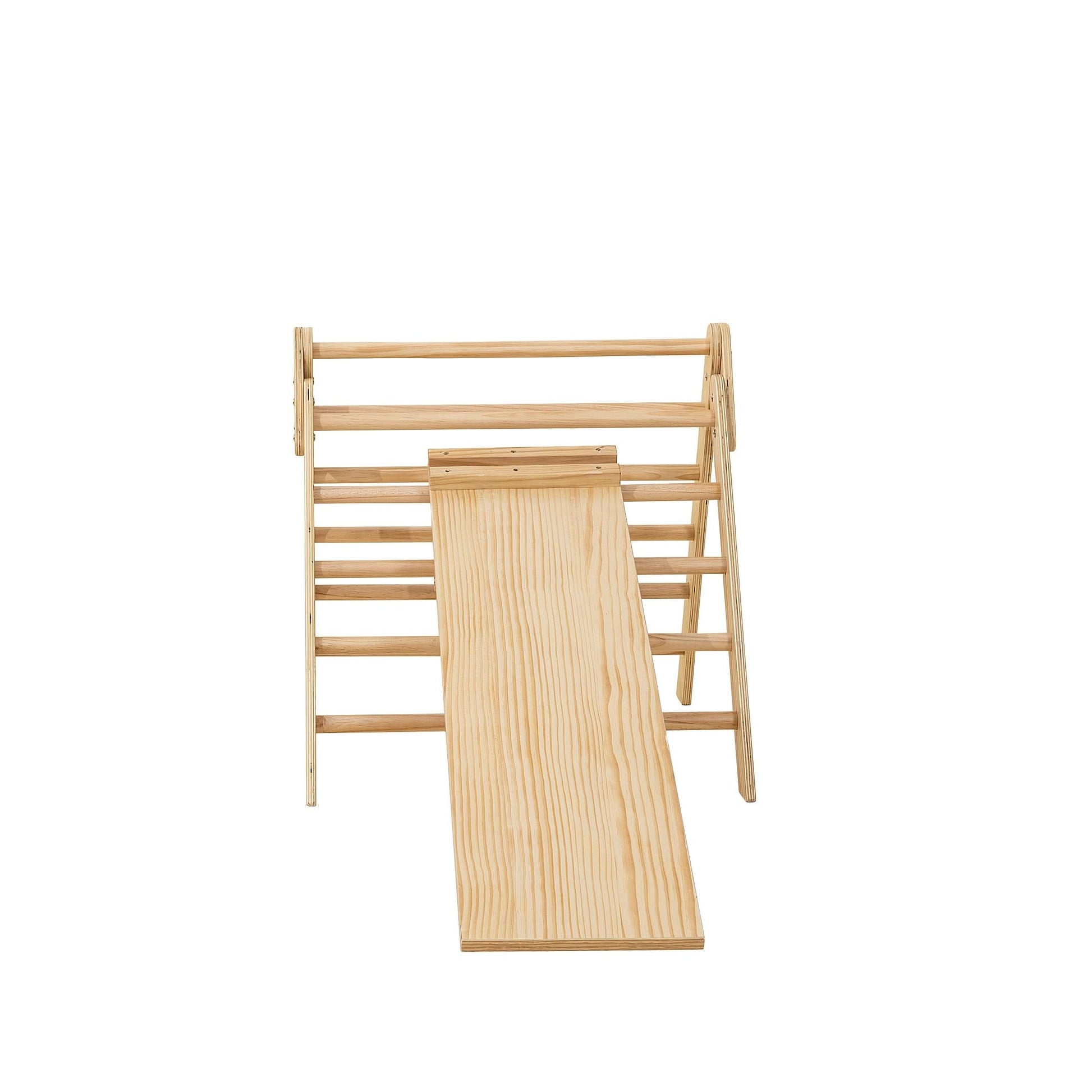 Olive- Pikler Triangle Ladder and Climber Slide - Multiple Sizes - Chickadees Wooden Toys
