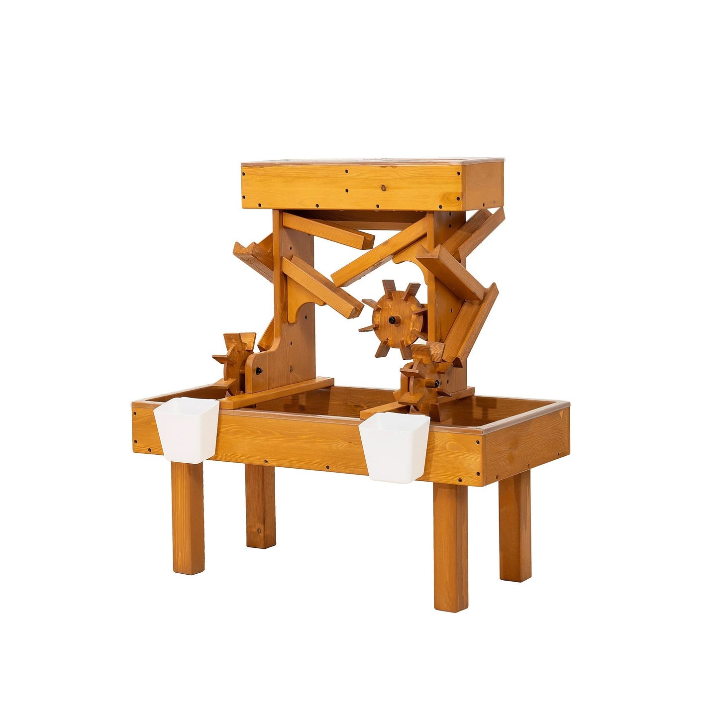 Outdoor Wooden Water Table for Toddlers | Kids’ Sensory Play Station - Chickadees Wooden Toys