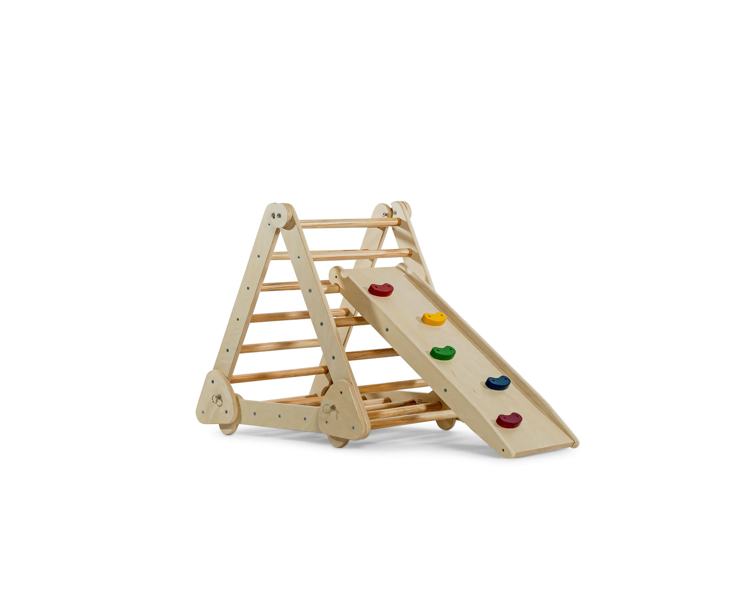 Vicus- Triangle Ladder with Ramp - Chickadees Wooden Toys