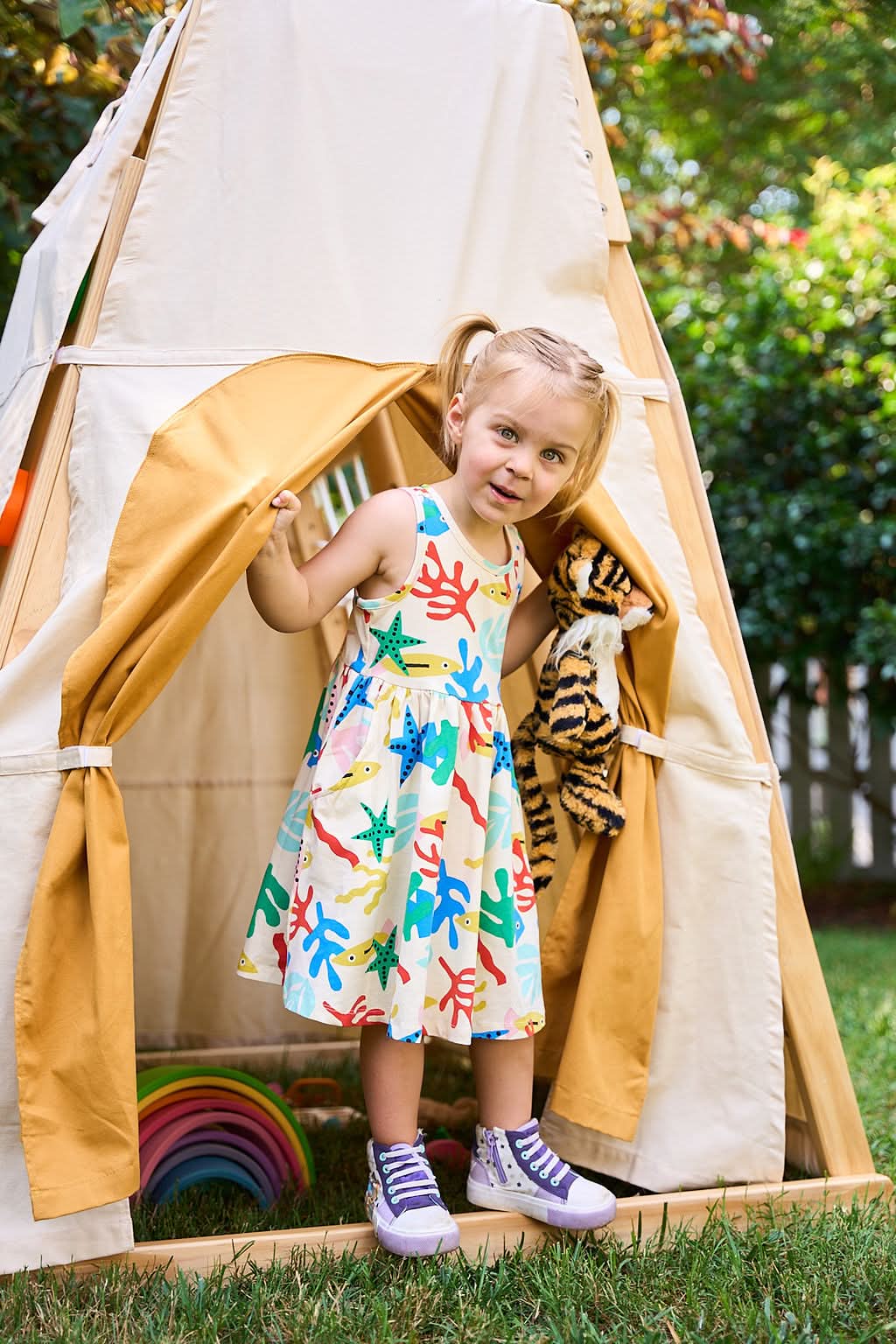 Magnolia 7-in-1 Real Wood Playset | Indoor & Outdoor Climbing Gym for Kids - Chickadees Wooden Toys