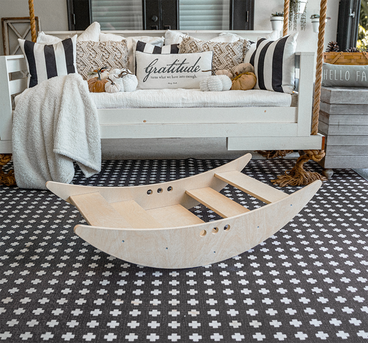 Rowan- Rocking Boat - Chickadees Wooden Toys