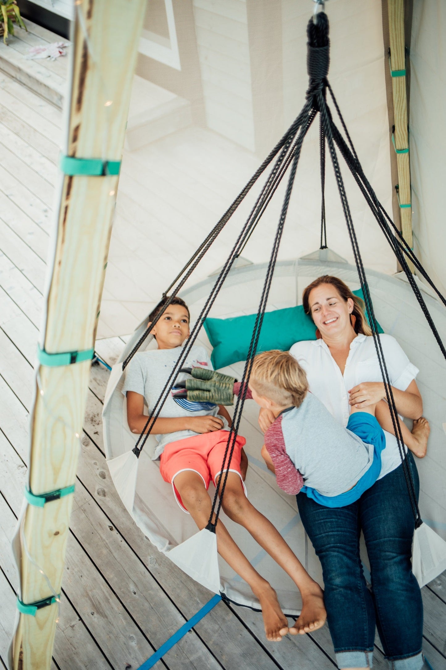 Sky Hover Swing - Chickadees Wooden Toys