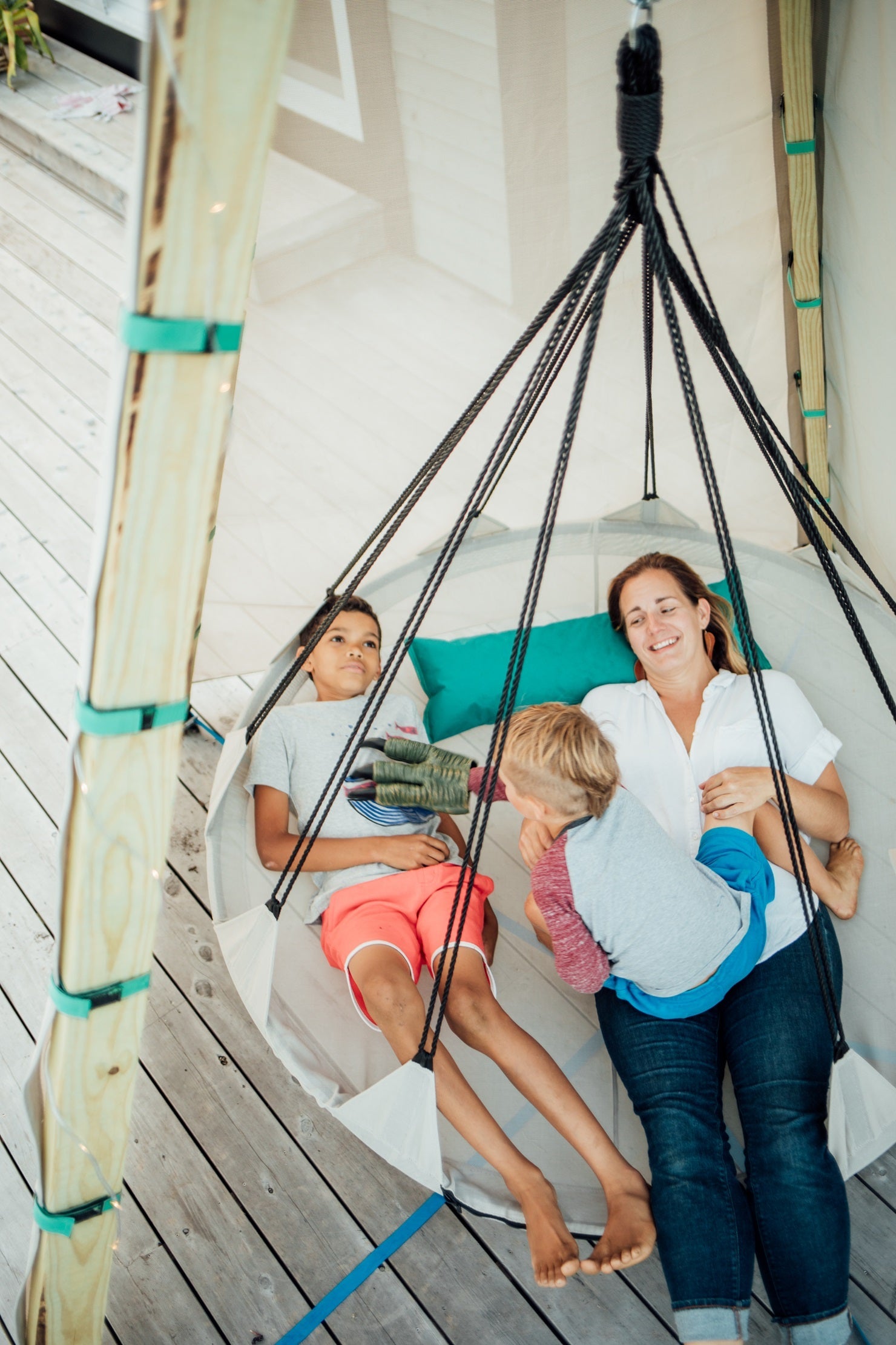 Sky Hover Swing - Chickadees Wooden Toys
