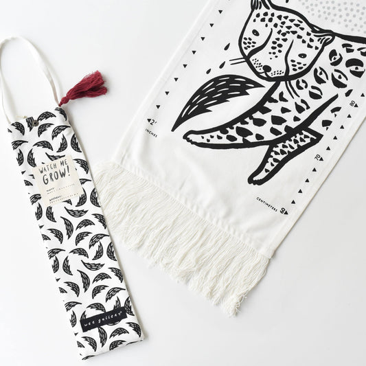 Canvas Growth Chart - Rainforest - Chickadees Wooden Toys