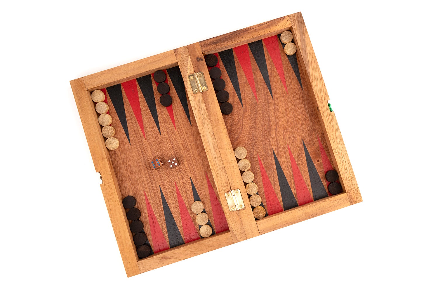 Backgammon & Checkers Board Game - Chickadees Wooden Toys
