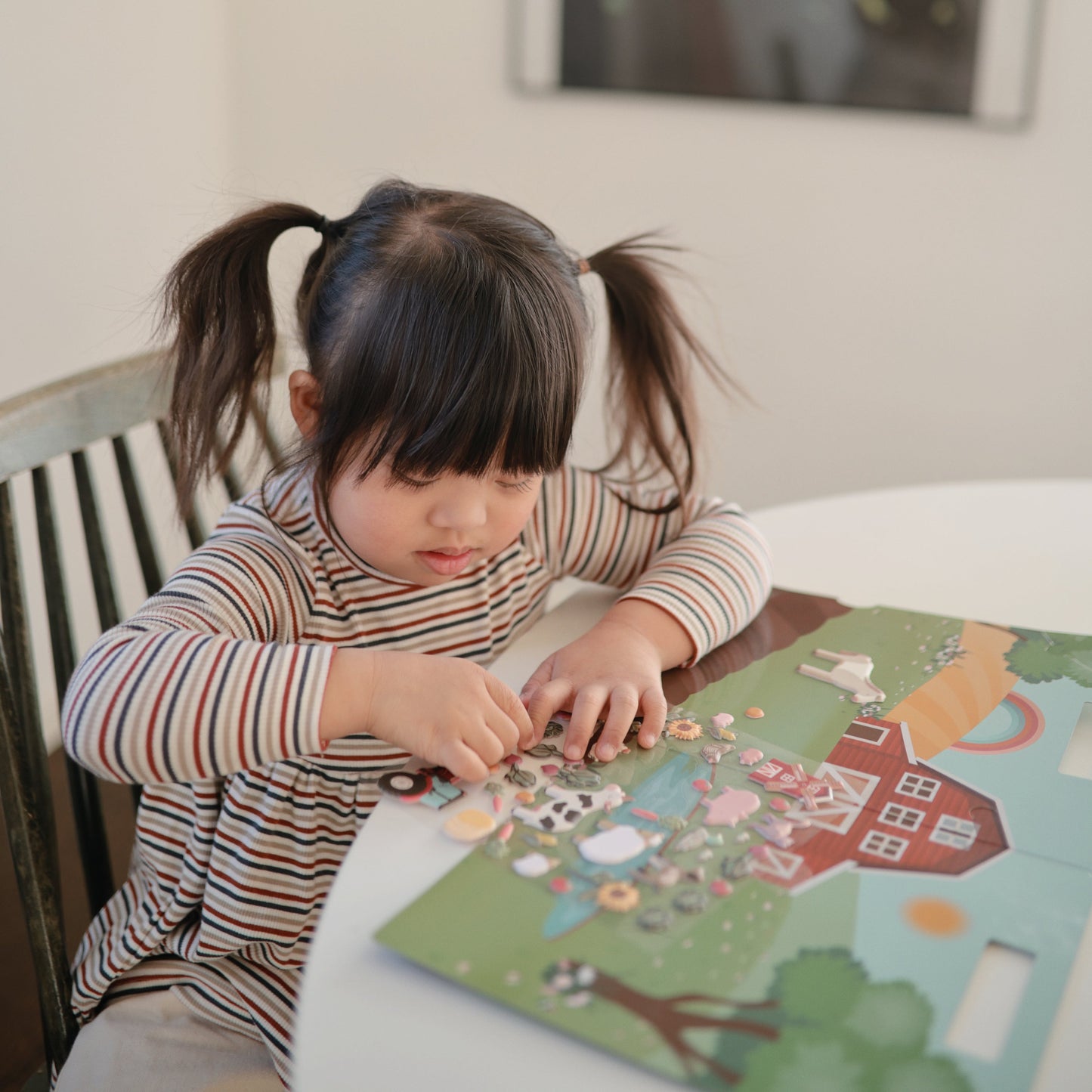 Reusable Farm Sticker Set - Chickadees Wooden Toys