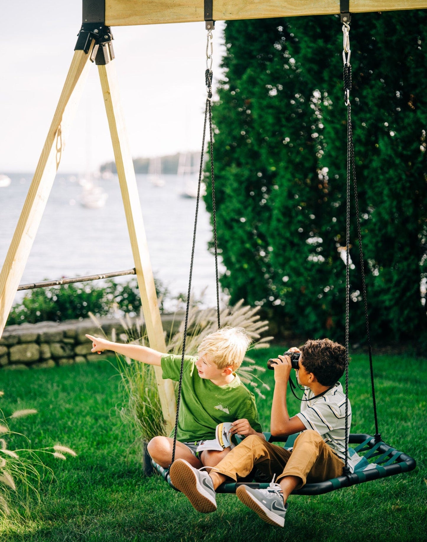 Bijou Kubix Swing - Chickadees Wooden Toys