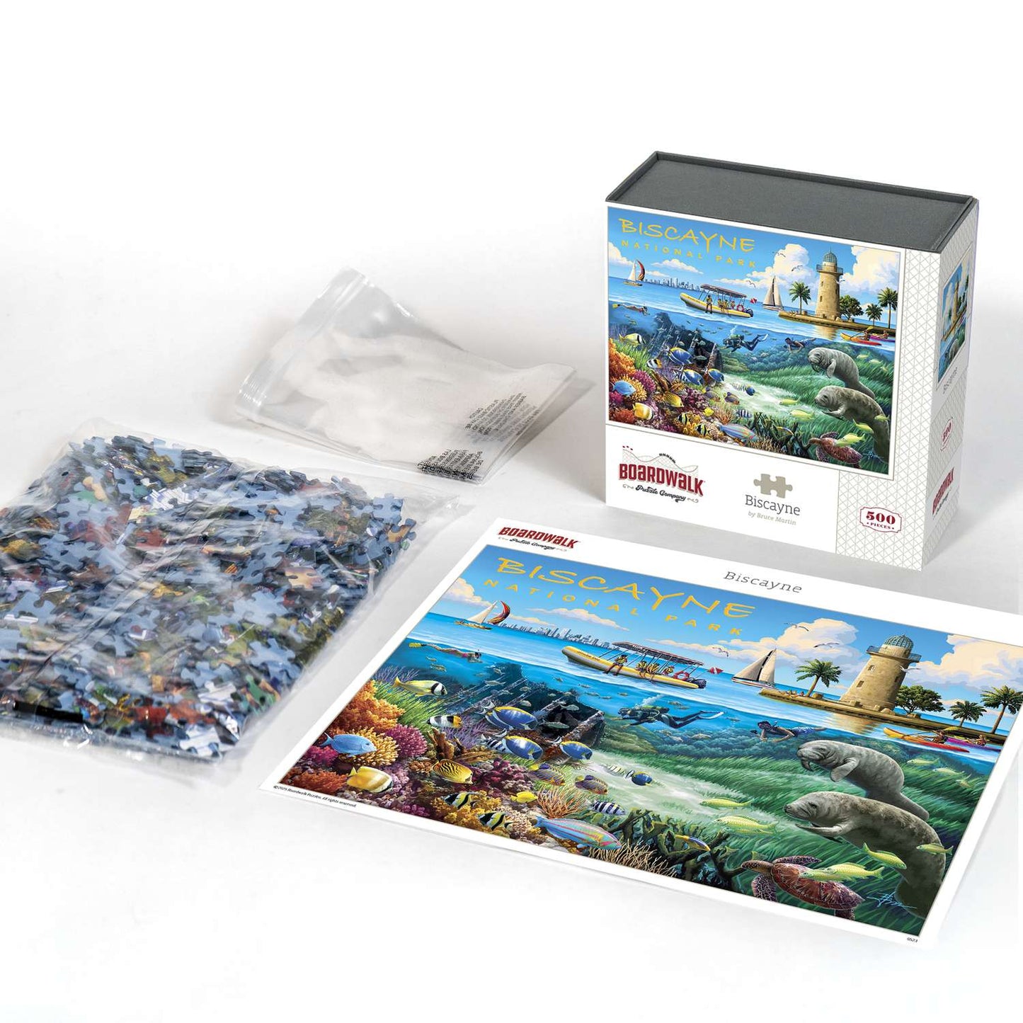 Biscayne National Park 500 Piece Jigsaw Puzzle Boardwalk