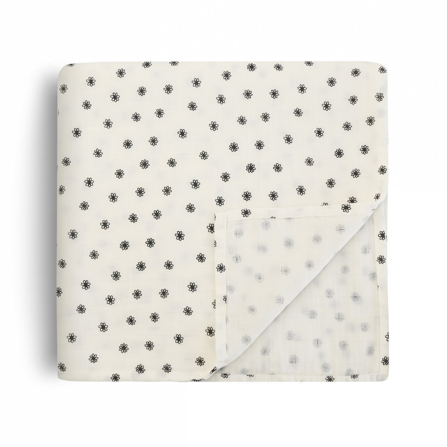 Organic Cotton Muslin Swaddle Blanket - Chickadees Wooden Toys