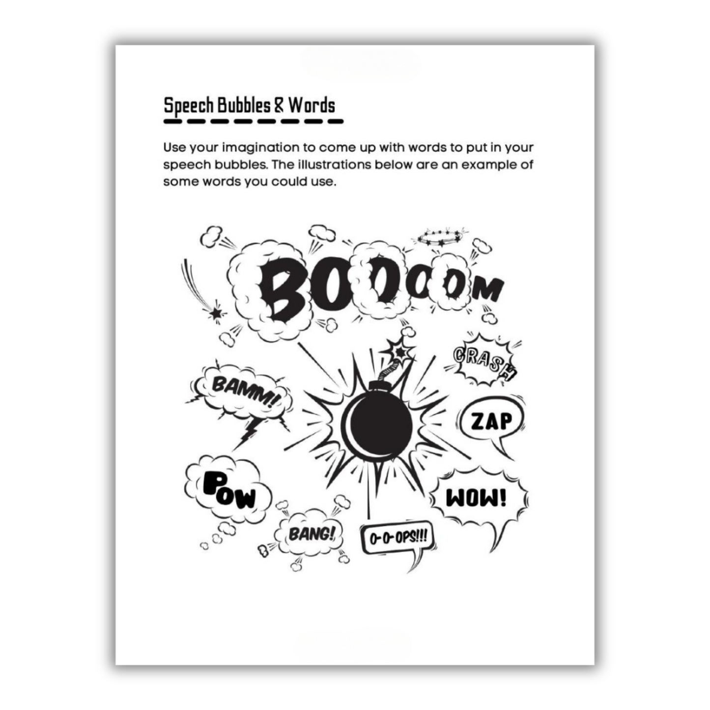 Blank Comic Book For Kids : Create Your Own Comics With This Comic Book Journal Notebook: Over 100 Pages Large Big 8.5" x 11" Cartoon / Comic Book With Lots of Templates (Blank Comic Books)(Spiral bound)