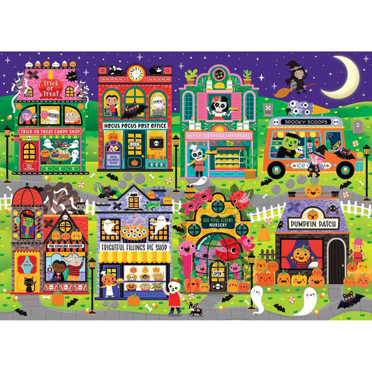Boo Town 350 Piece Family Jigsaw Puzzle Cobble Hill - Chickadees Wooden Toys