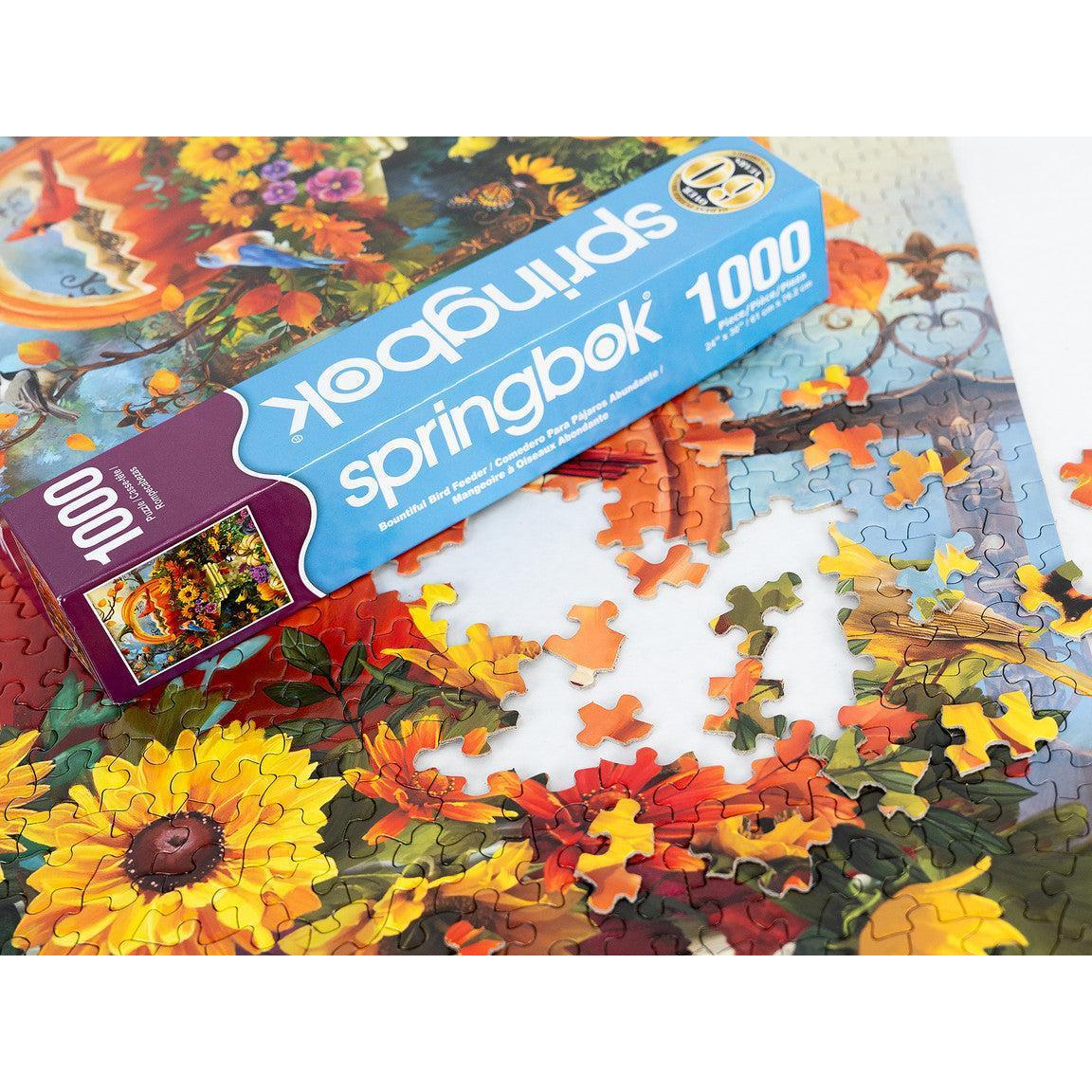 Bountiful Birdfeeder 1000 Piece Jigsaw Puzzle Springbok