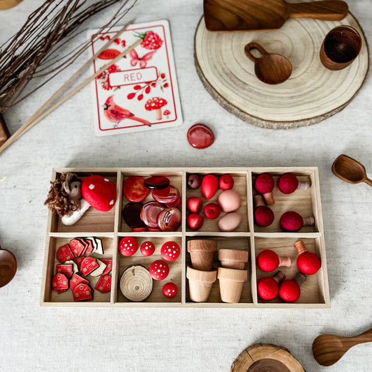 Large Red Tinker Tray