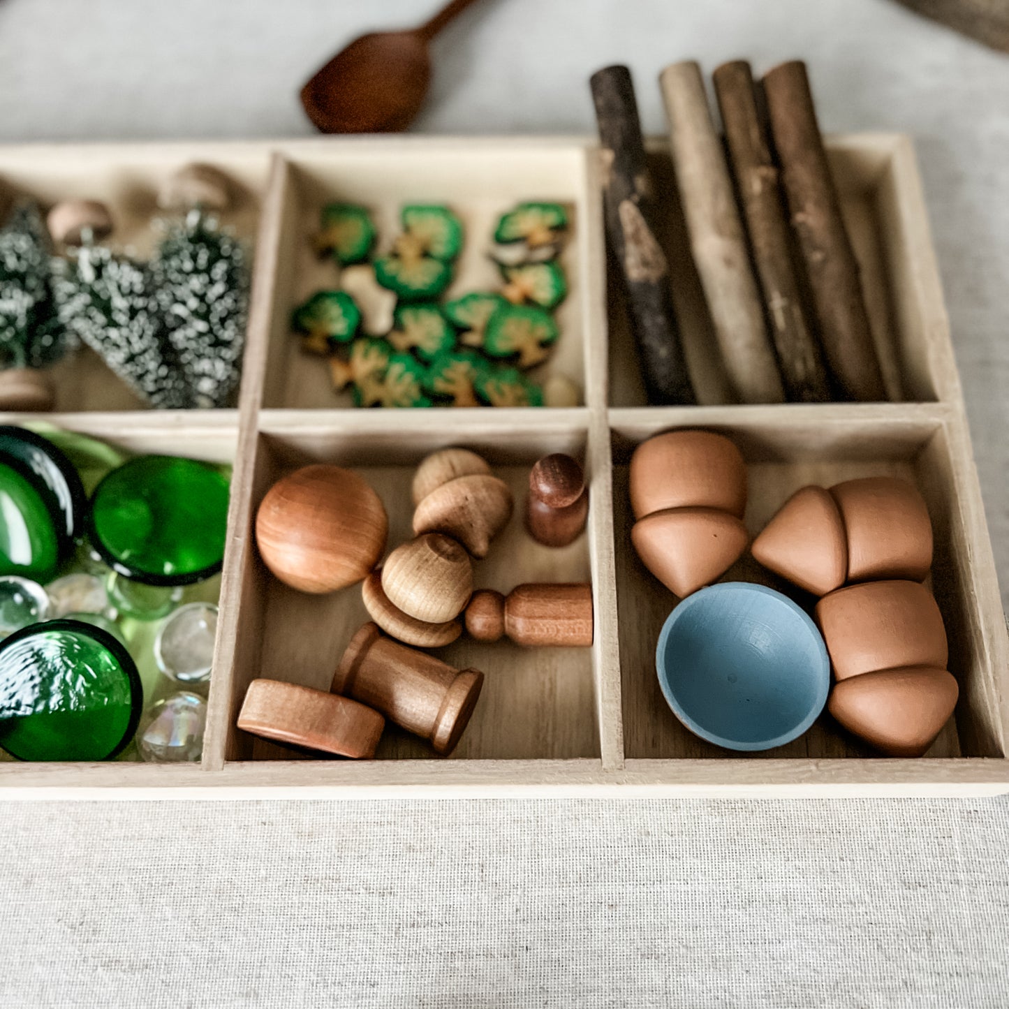 Large Green Tinker Tray
