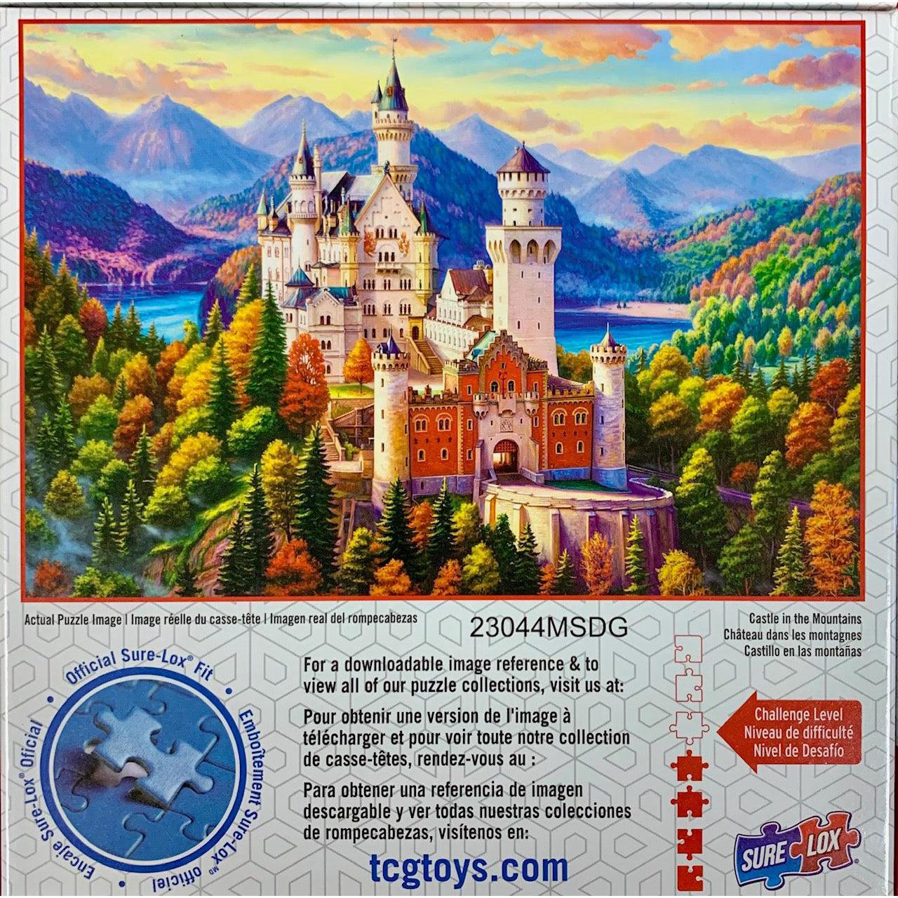 Castle in the Mountains Alpine Vistas 500 Piece Jigsaw Puzzle Sure Lox