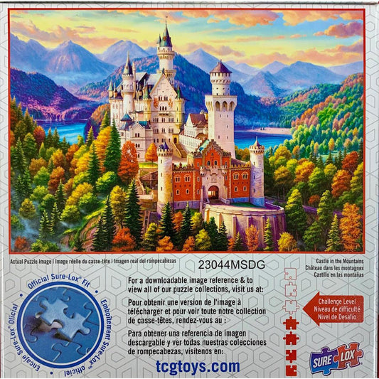 Castle in the Mountains Alpine Vistas 500 Piece Jigsaw Puzzle Sure Lox