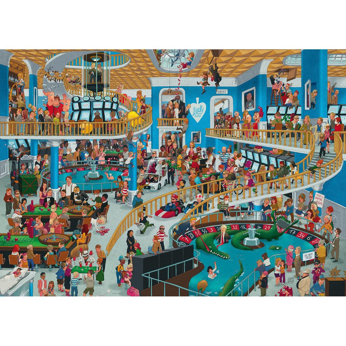 Chaotic Casino 1000 Piece Jigsaw Puzzle Heye