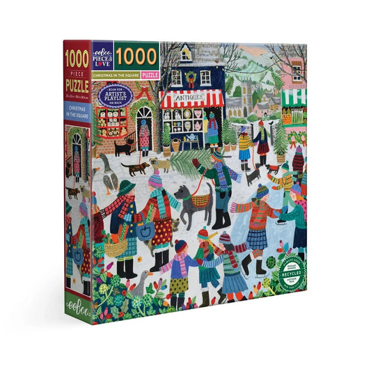 Christmas in the Square 1000 Piece Jigsaw Puzzle eeBoo