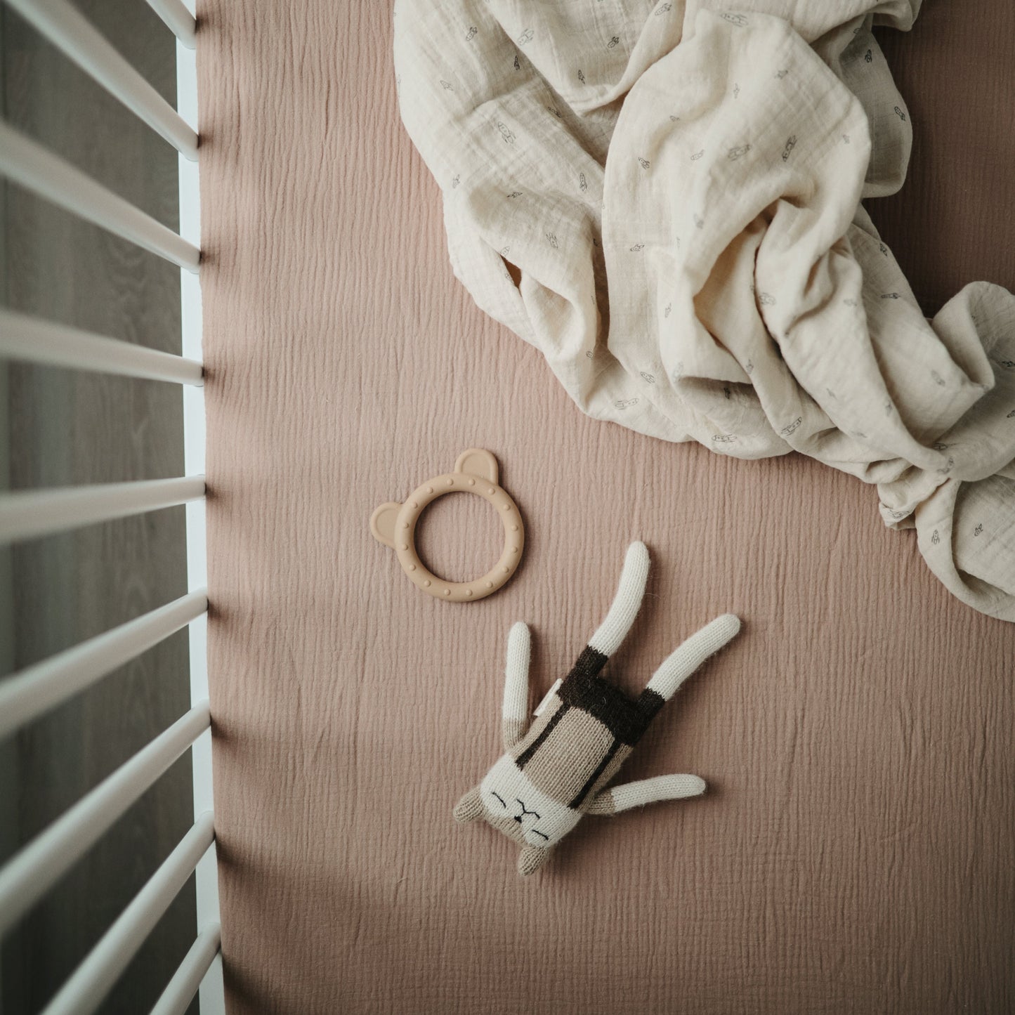 Extra Soft Bassinet Muslin Crib Sheet - Chickadees Wooden Toys