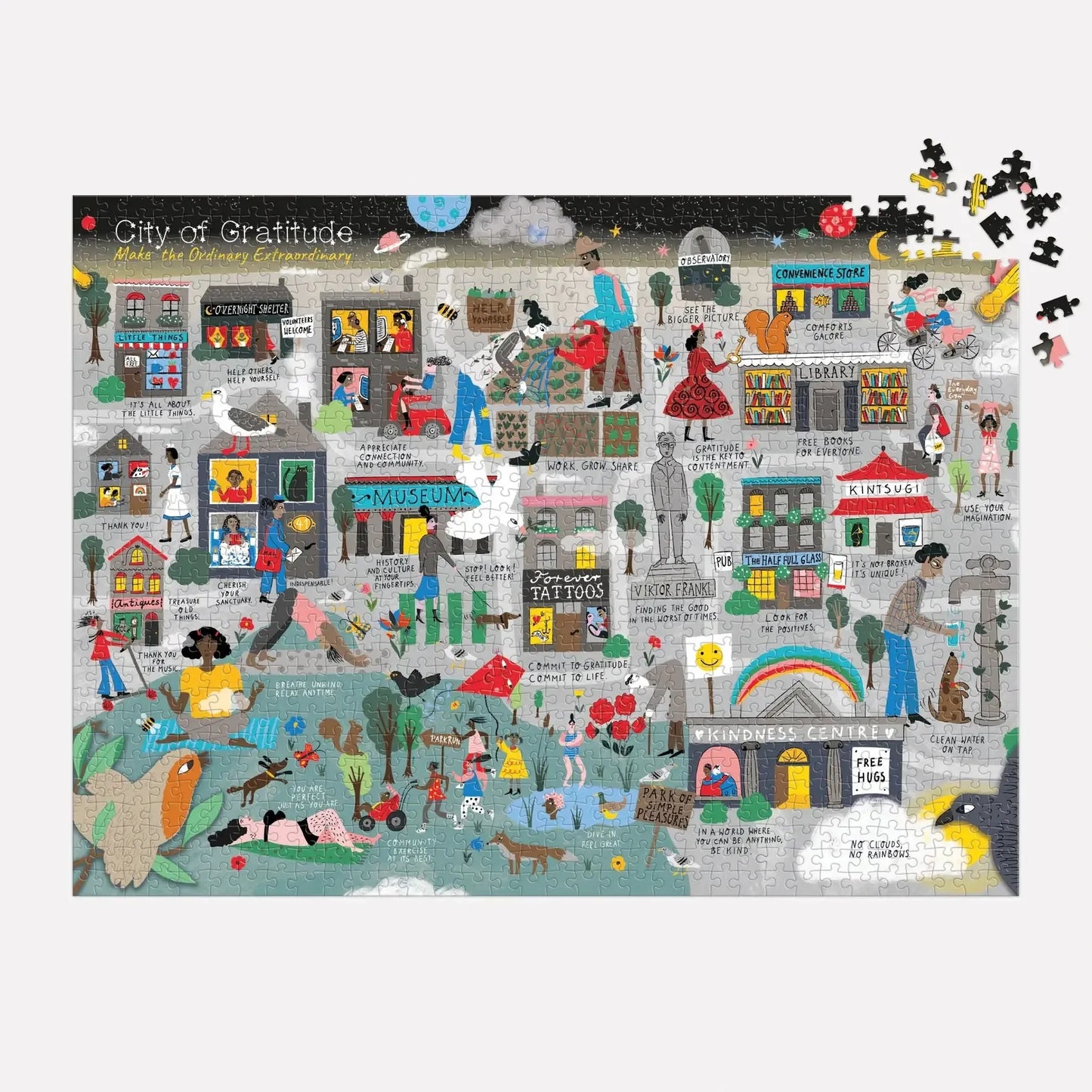 City of Gratitude 1000 Piece Jigsaw Puzzle Galison