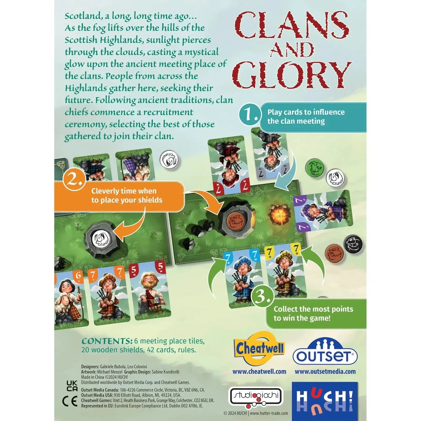Clans & Glory Strategic Card Game Outset