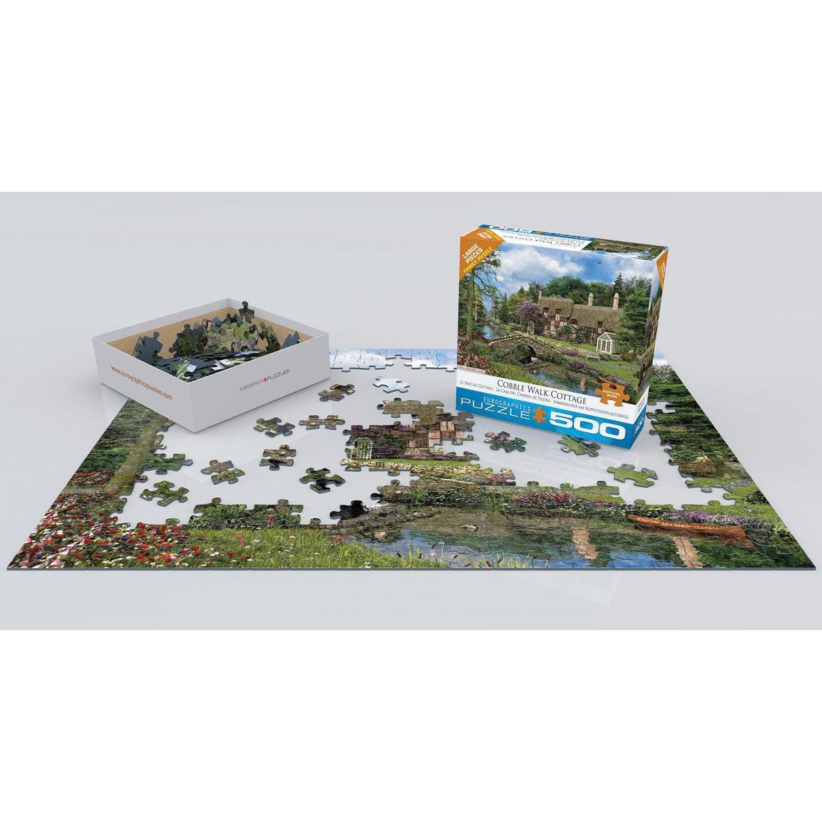 Cobble Walk Cottage 500 Piece Jigsaw Puzzle Eurographics