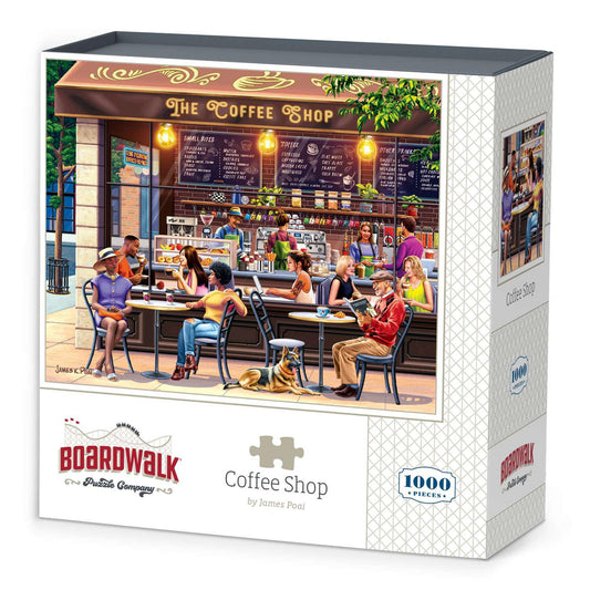 Coffee Shop 1000 Piece Jigsaw Puzzle Boardwalk