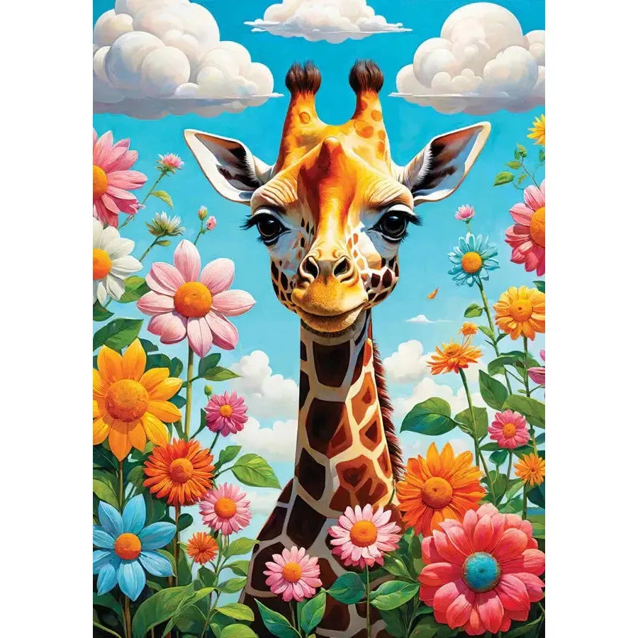 Cute Giraffe 1000 Piece Jigsaw Puzzle Enjoy