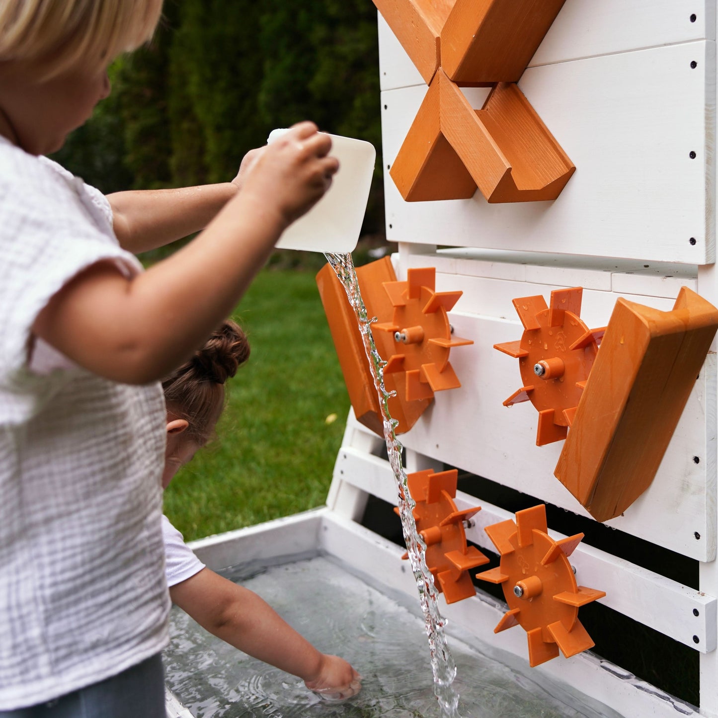 Aloe Outdoor Mini Playset for Toddlers – Water Slide & Backyard Fun - Chickadees Wooden Toys