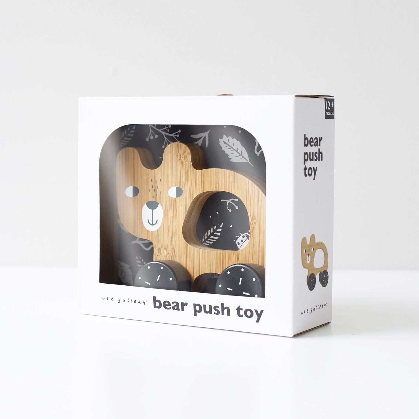 Bear Push Toy - Chickadees Wooden Toys