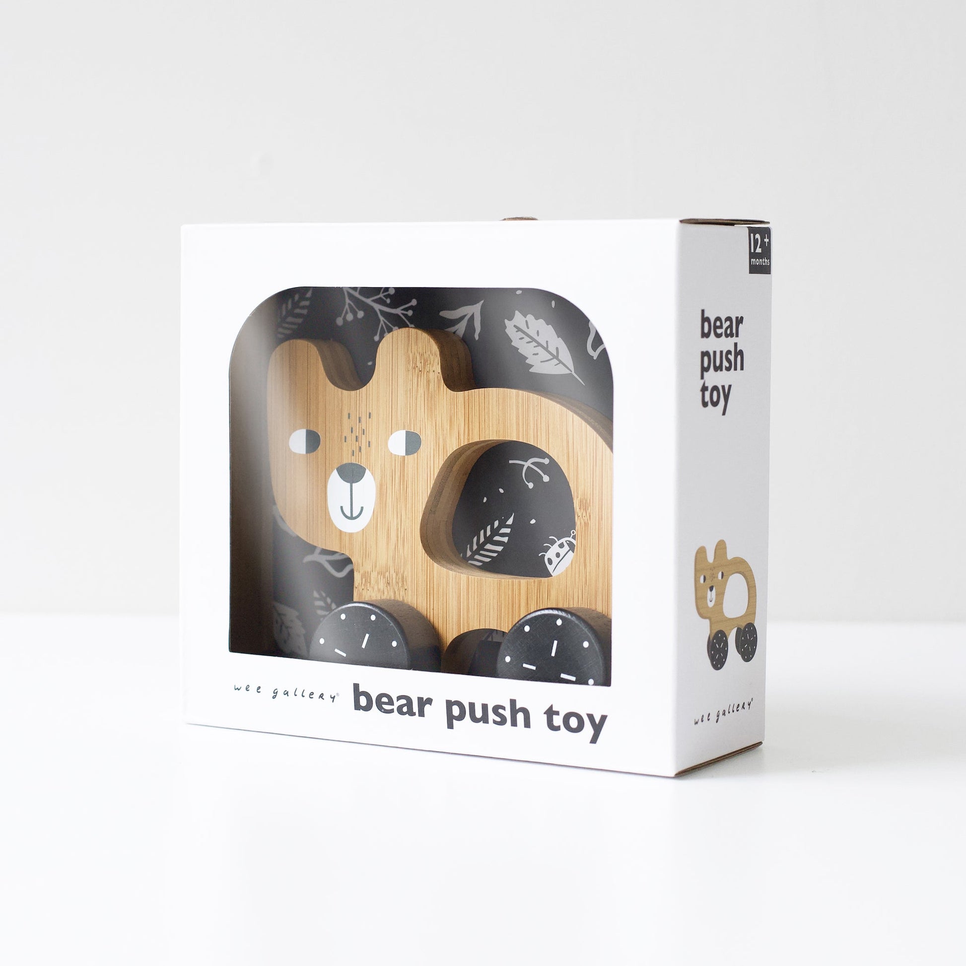 Bear Push Toy - Chickadees Wooden Toys
