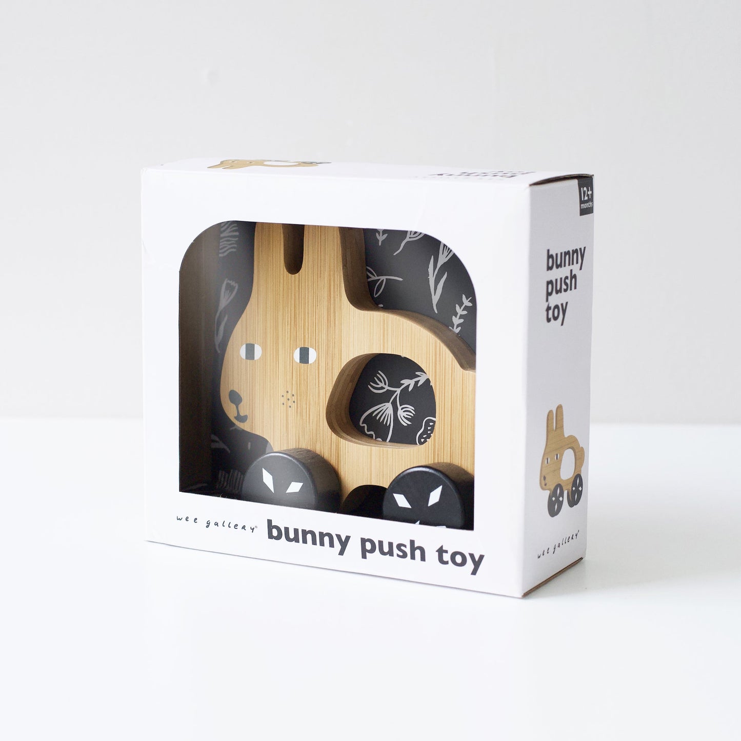 Bunny Push Toy - Chickadees Wooden Toys