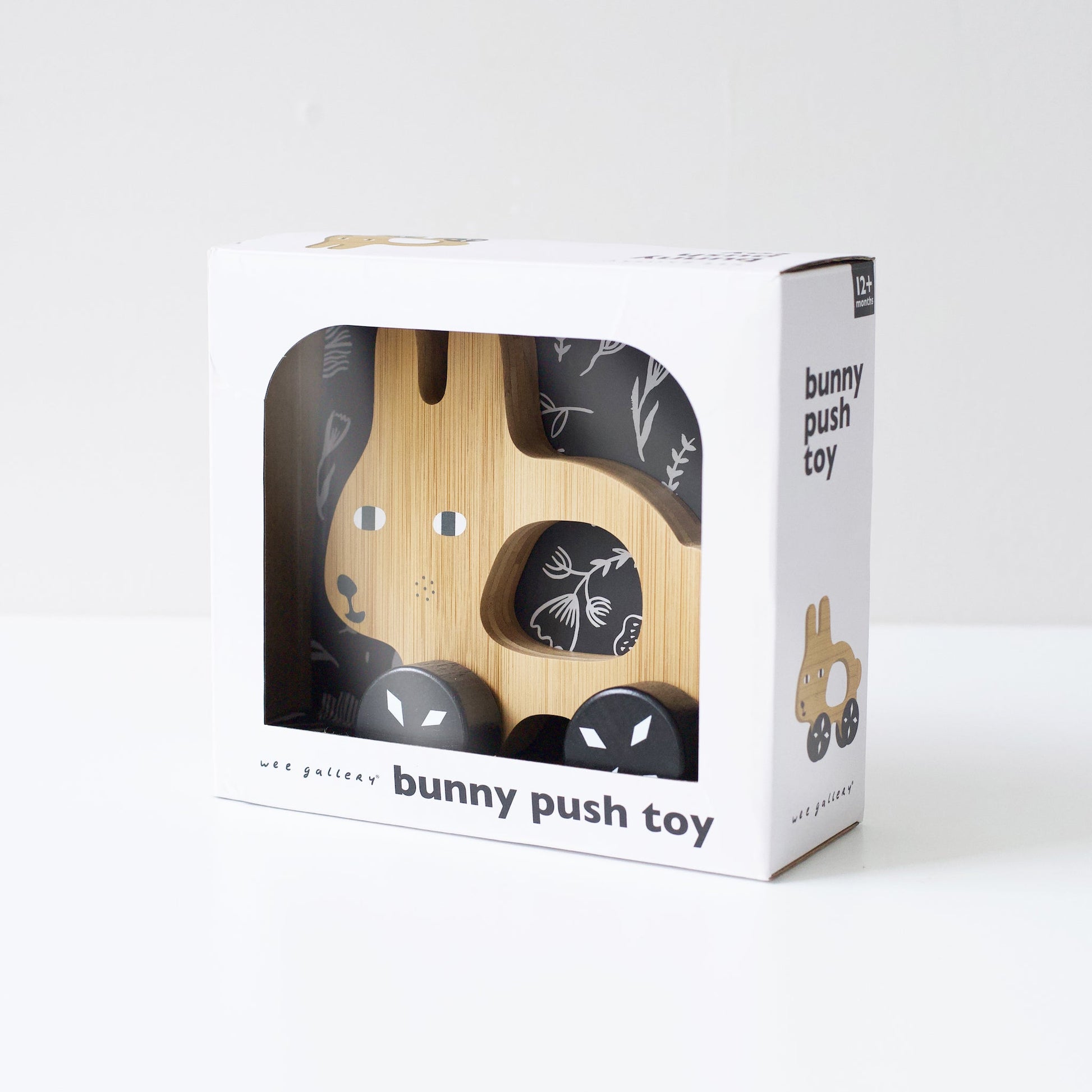 Bunny Push Toy - Chickadees Wooden Toys