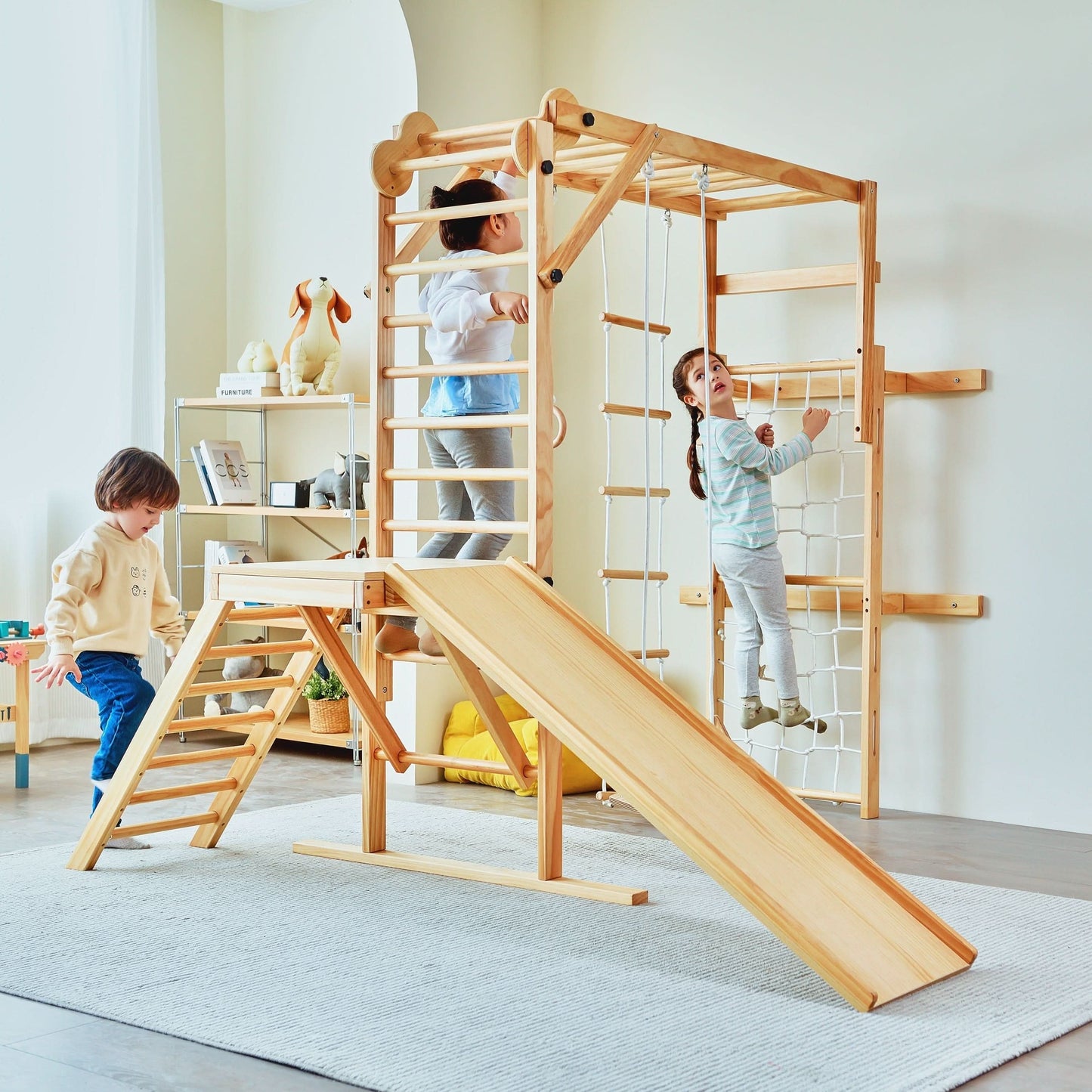 Grove- Indoor Jungle Gym - Chickadees Wooden Toys