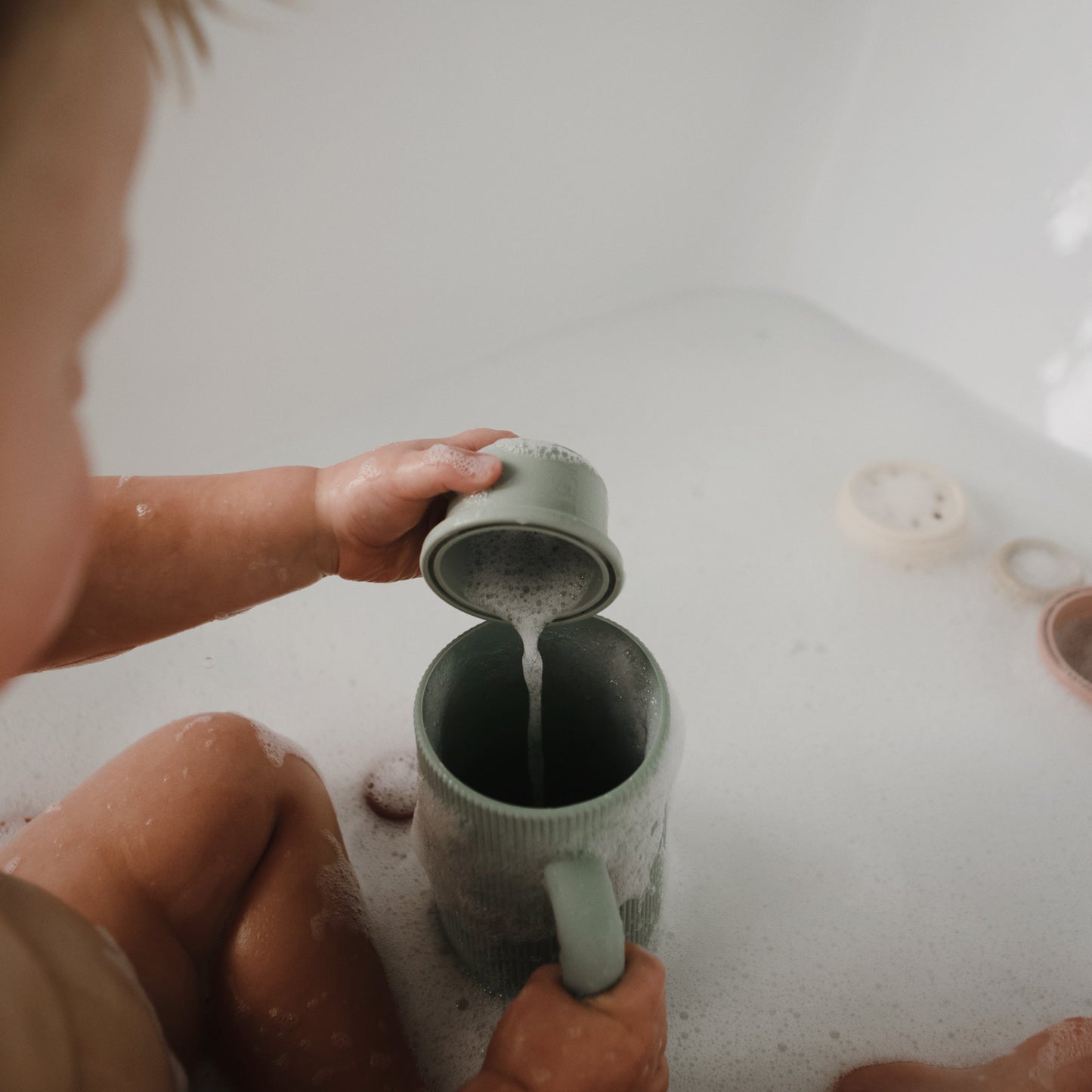 Bath Rinse Cup - Chickadees Wooden Toys