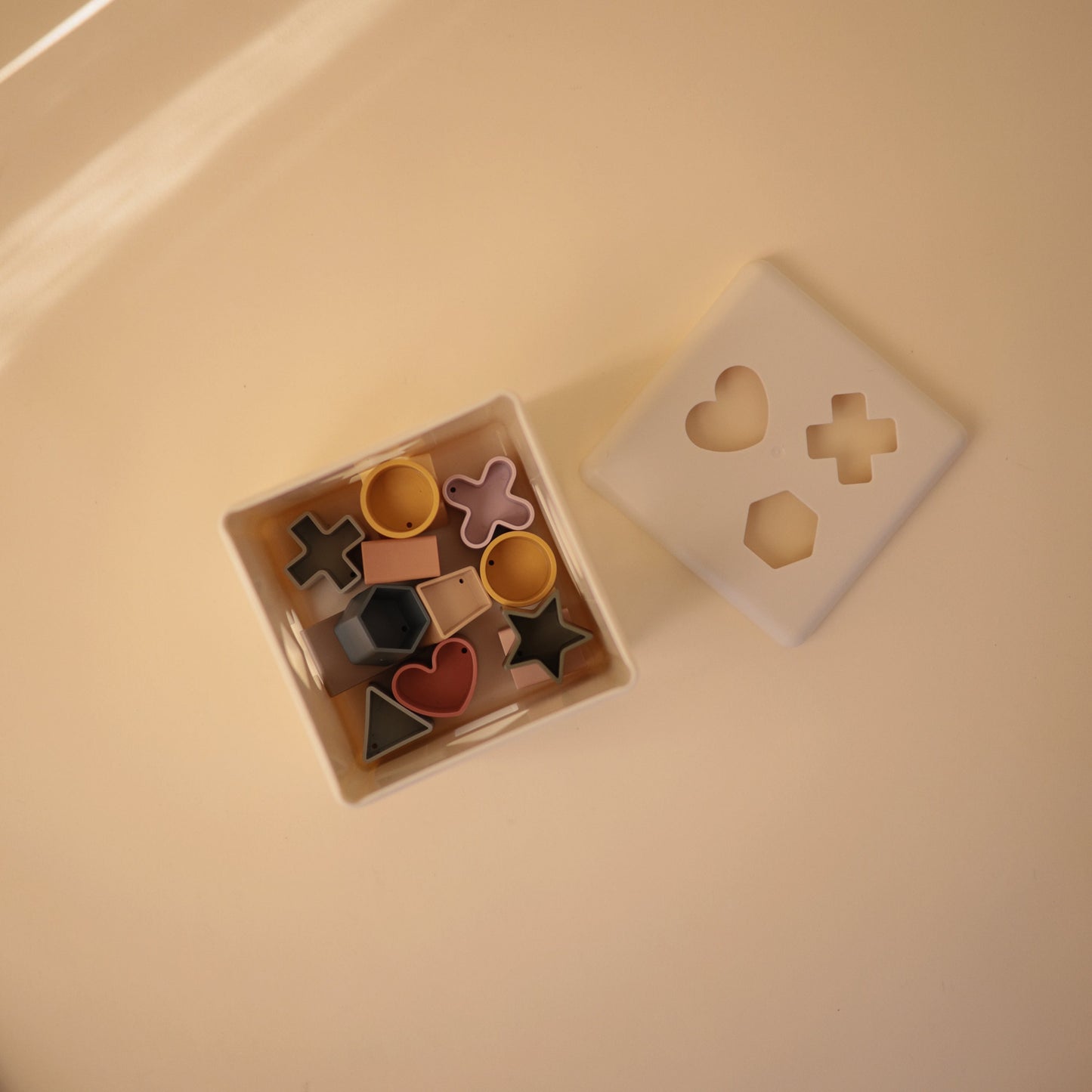 Shape Sorting Box - Chickadees Wooden Toys