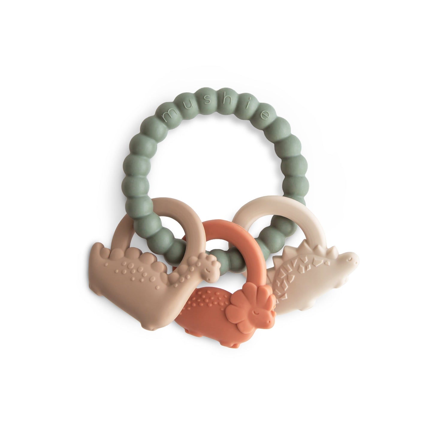 Dino Teething Ring - Chickadees Wooden Toys