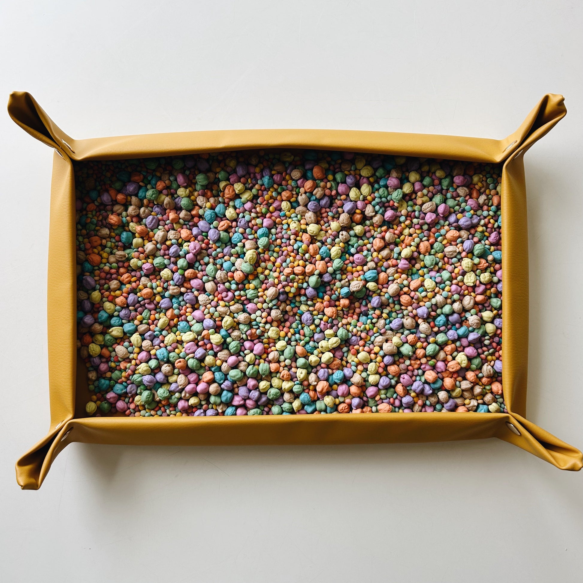 The Mini Mat (ochre) - Chickadees Wooden Toys