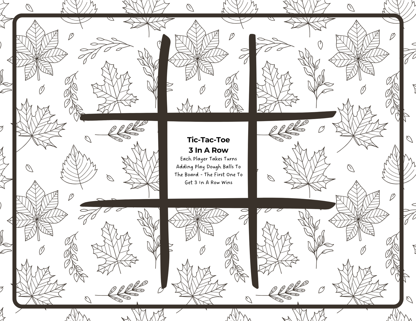 Double Sided Activity Placemats - Digital Download - Chickadees Wooden Toys
