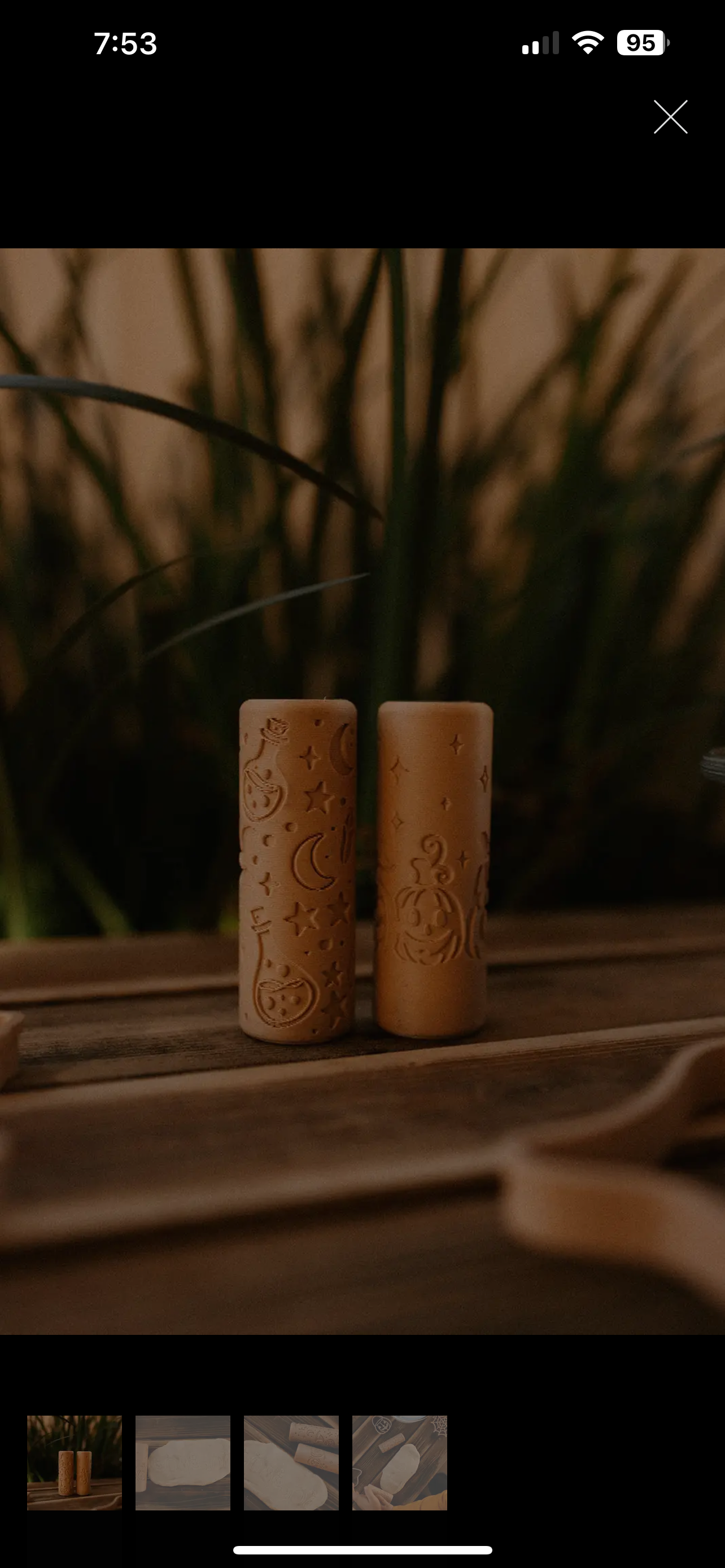 Pumpkin Patch Eco Roller - Chickadees Wooden Toys