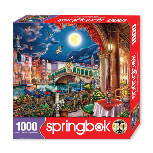Evening Cafe in Venice 1000 Piece Jigsaw Puzzle Springbok