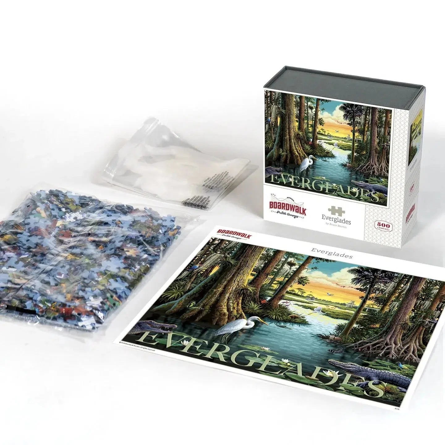 Everglades National Park 500 Piece Jigsaw Puzzle Boardwalk
