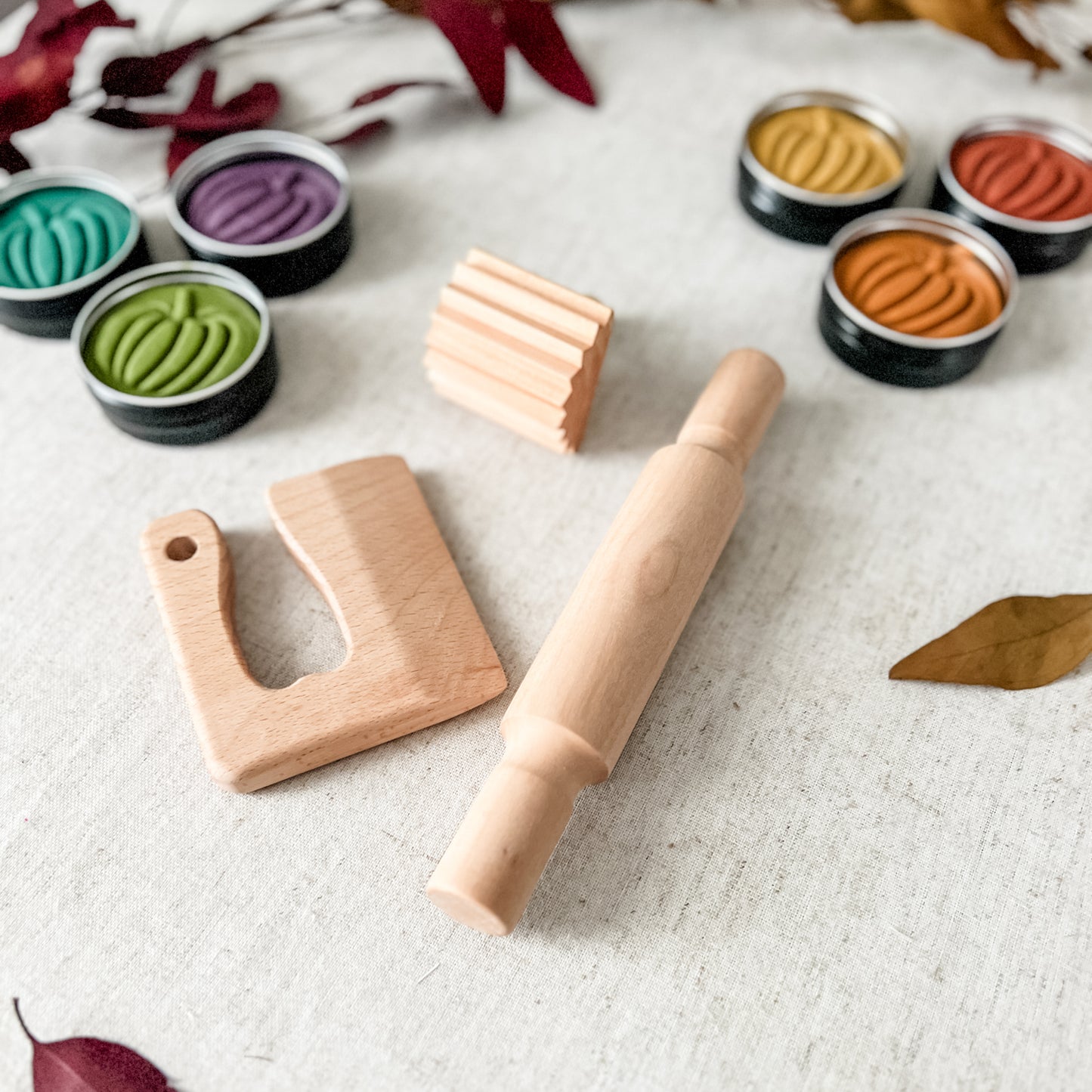 The Kids Table - Autumn - Chickadees Wooden Toys