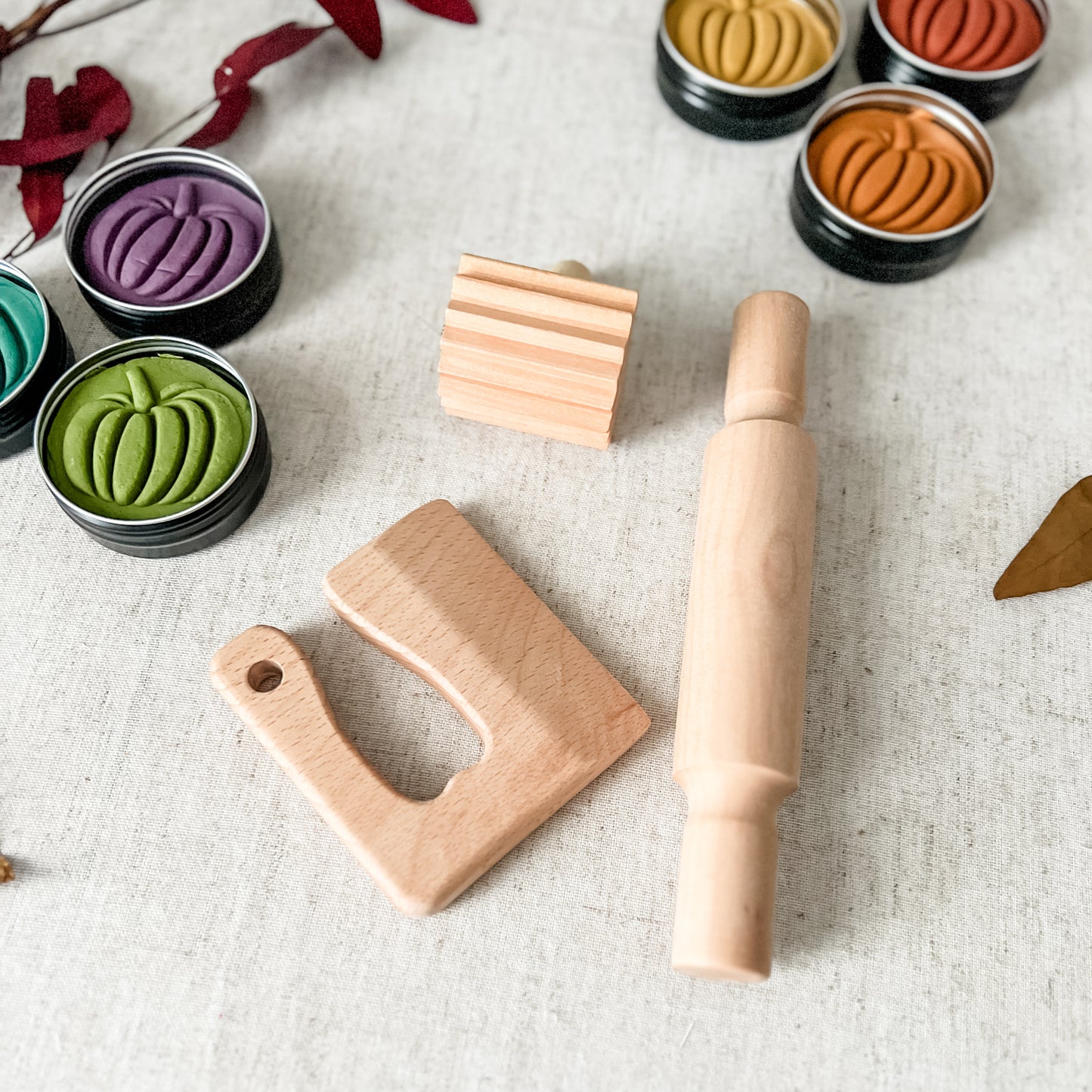 The Kids Table - Autumn - Chickadees Wooden Toys