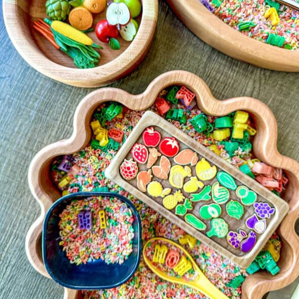 Fruit and Veggie Mini Bundle - Chickadees Wooden Toys