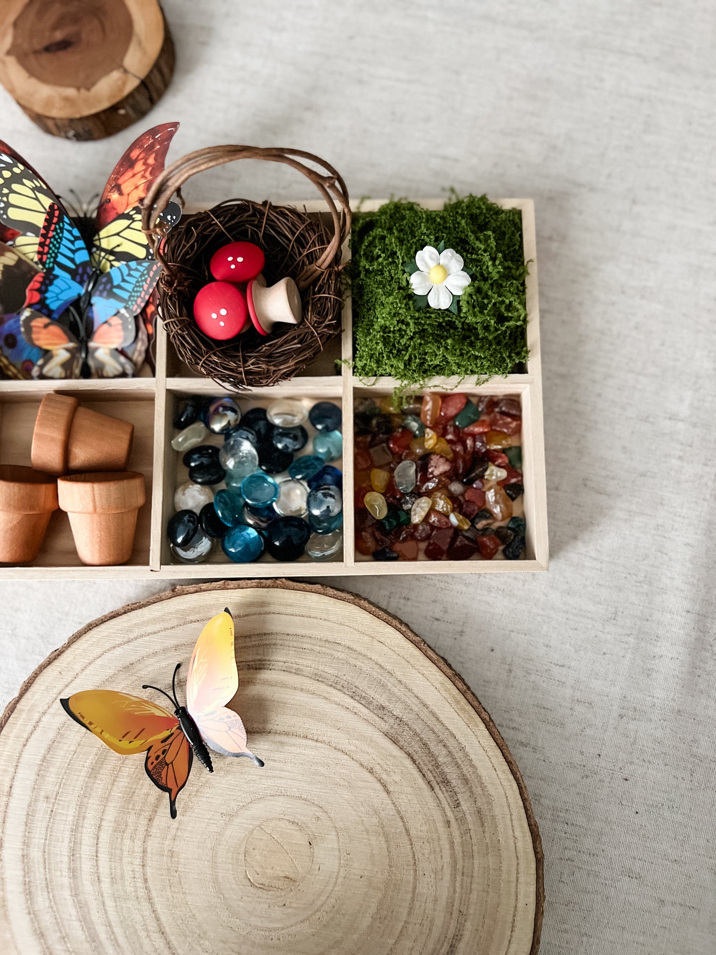 Butterfly Garden Tinker Tray